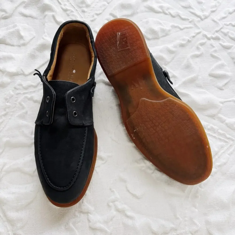 John Varvatos Thompson Yacht Laceless Boat Shoe Size 12 New